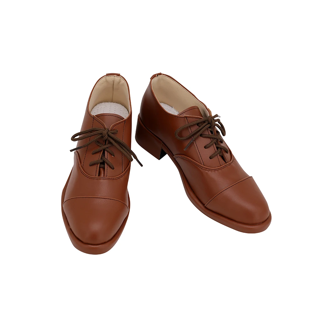 DRB Rosho – chaussures de Cosplay Division Rap Battle Rosho, bottes marron