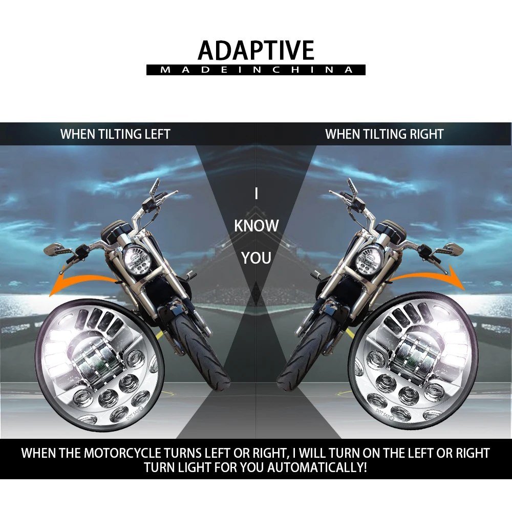 Accessories For V-ROD Motorcycle LED HEADLIGHT Aluminum Black Headlight For V Rod VROD VRSCA Headlight VRSC