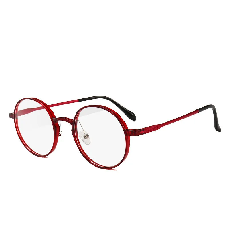 BCLEAR 2026 New Arrival Plastic Steel Classic Vintage Glasses Frame Students Light Retro Flat Round Optical Eyeglasses Frames