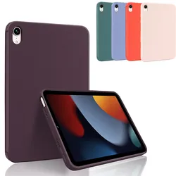 Original Liquid Silicone Case for Apple Ipad Pro 11 12 9'' 2020 2022 Air 5/4 Solid Cover for Ipad Mini 6 10 2 7/8/9th Generation