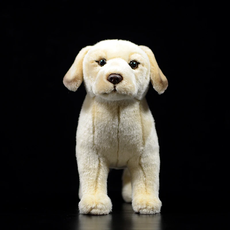 

Original Labrador Dog Yellow Guide Dog Work Dog Stuffed Plush Toy Cute Child Gift Realistic Lifelike Animal Doll Soft Present