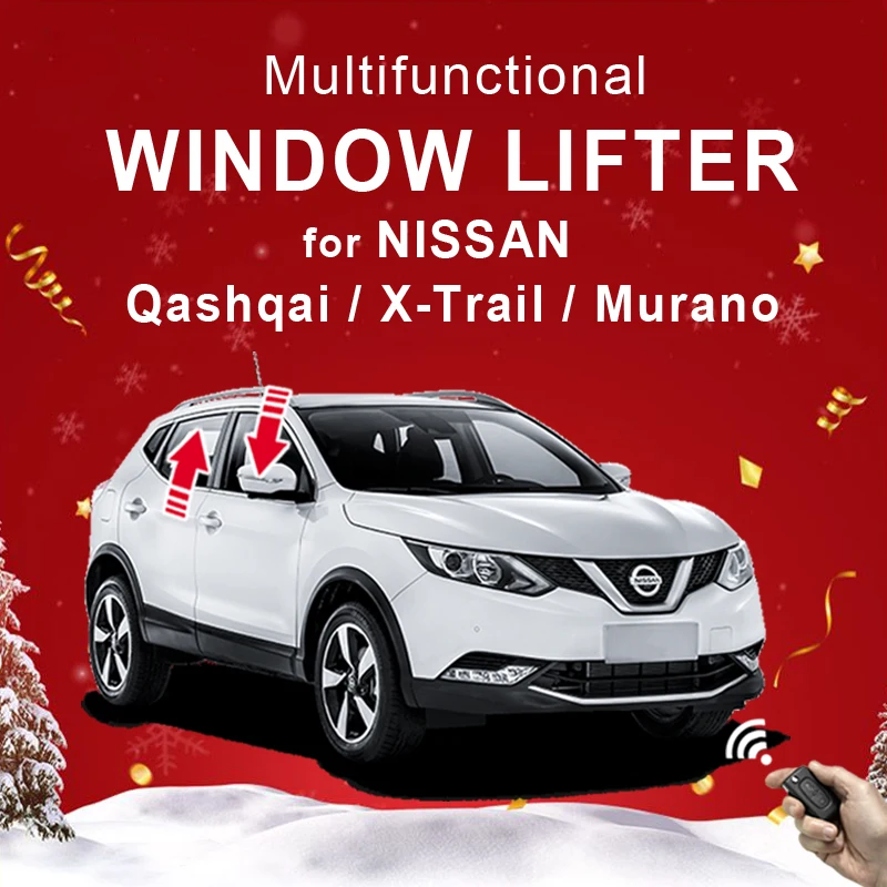 

Car Power Window Roll up Window Closer For NISSAN Qashqai X-Trail Murano Remotely Close Window lifter Car glass closer