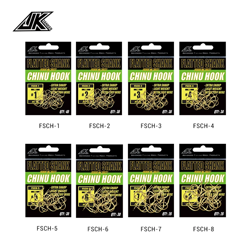 JK Extra Sharp Fish Hooks Golden Flat Chinu Hooks Small Bait Fishing Hooks Japan Iseama Fishing Items Fishhooks Accessories