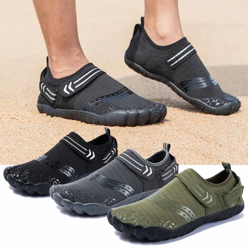 Zapatos de agua transpirables para hombre, zapatillas de senderismo, de secado rápido, para Río y mar, talla grande 50