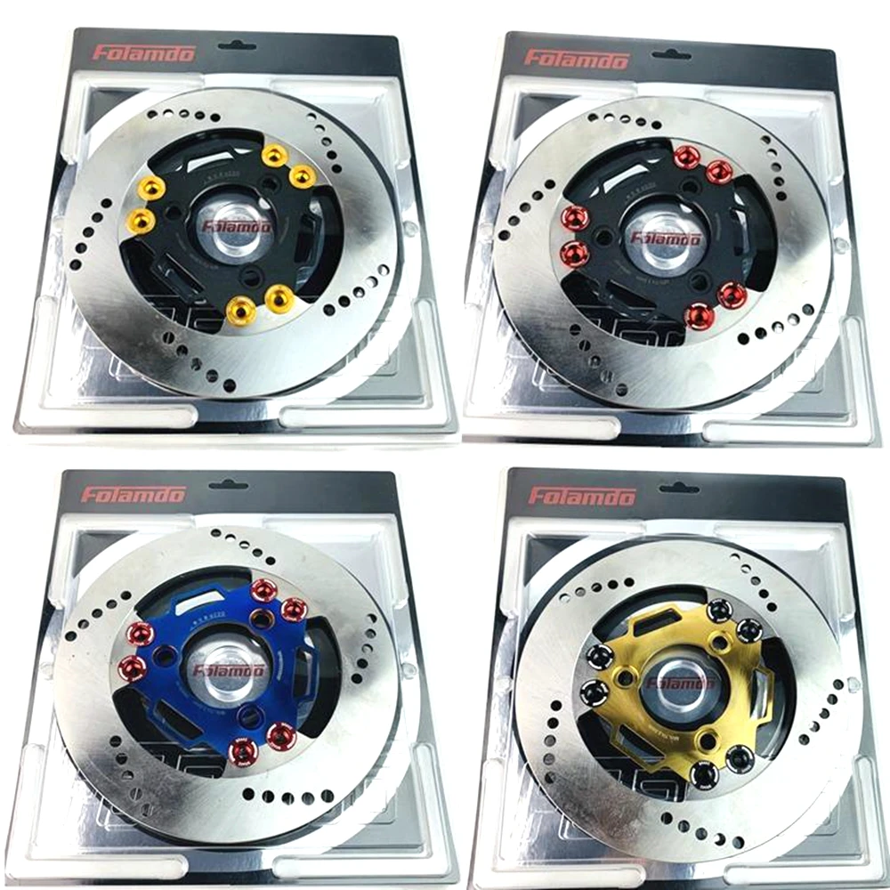 Universal Motorcycle E-Scooter 220mm-7.0 Floating Disc brake Disc Caliper Disc For Honda Yamaha BWS FORCE RSZ M3 Niu Ninebot