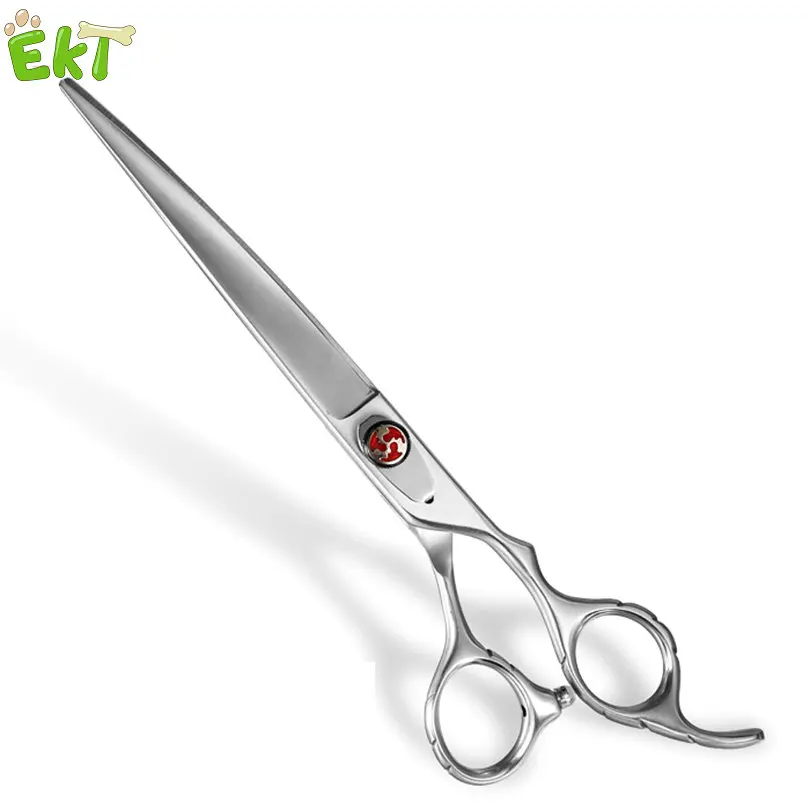 

Ekthome ES10 Dog Grooming Accessories Shears Pet Curved Scissors SUS440C Doggy Hair Removal Tools