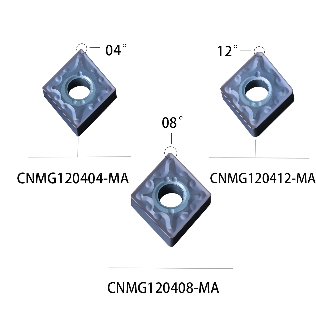 Korea KPOP Original CNMG CNMG12 CNMG1204 CNMG120404 CNMG120408 CNMG120412 MA KP930 Diamond CNC Blade