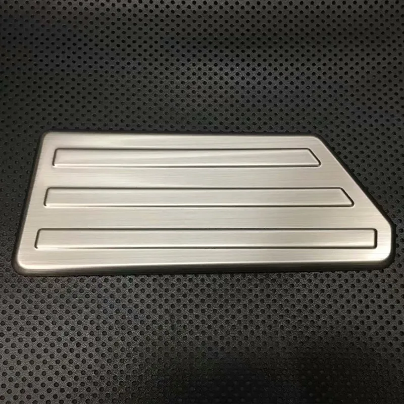 Stainless Steel Foot Rest Pedal Car Sticker Cover Trim Car Styling Footboard Pedal For Honda CR-V CRV 2017 2018 Accessories