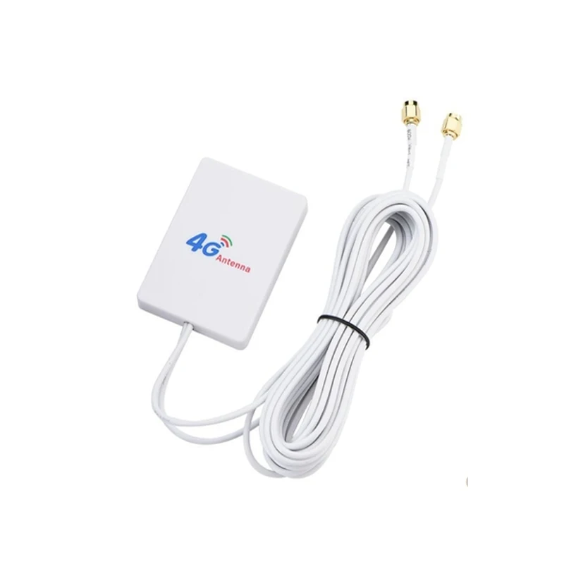 Antena plana WiFi 4G LTE, conector 3M TS9 SMA macho crc9, compatible con Huawei ZTE router, antena de módem, Cable 3M