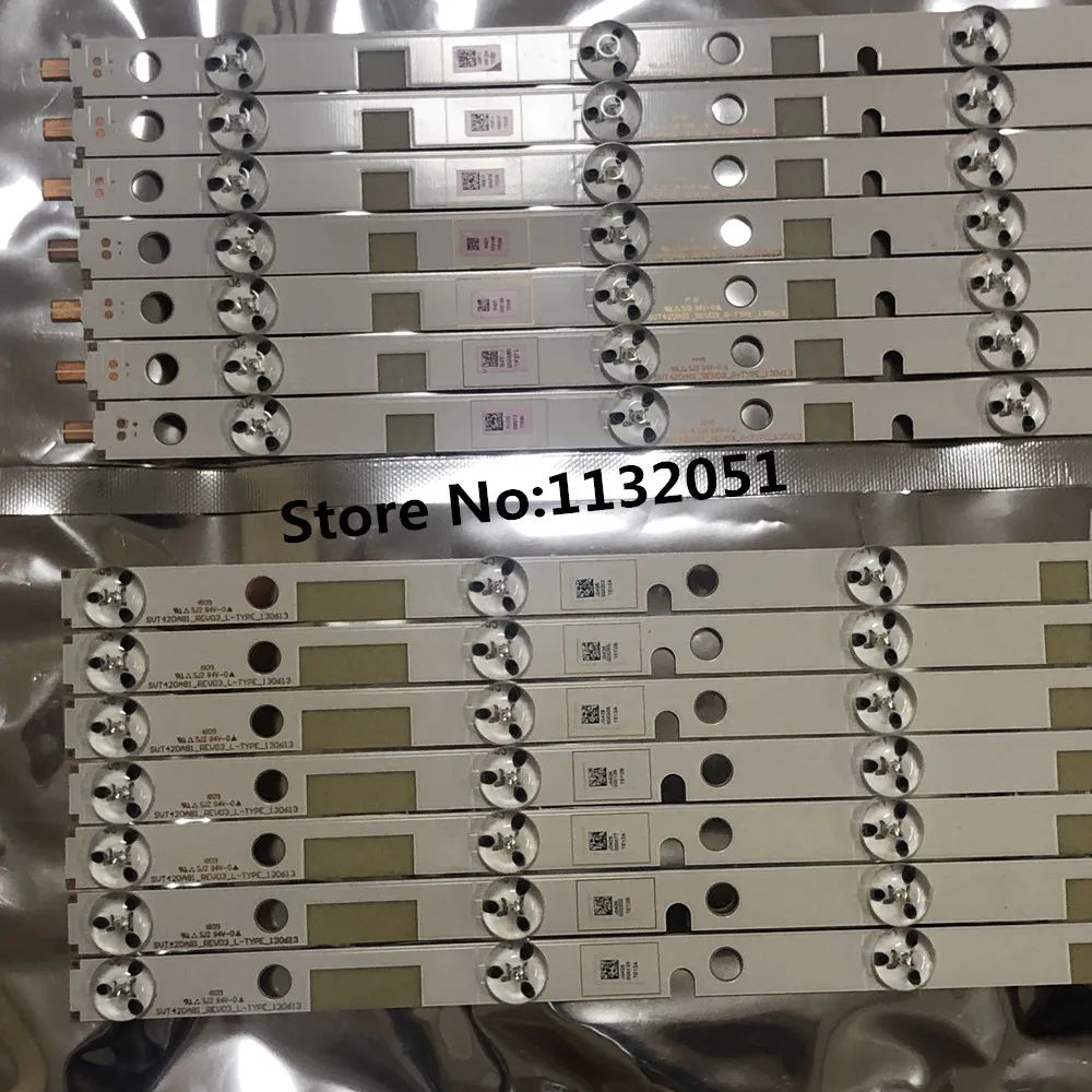 14PCS LED backlight strip for 42L7453D 42L7453RB 42L6463DG 96.42S28.001 SVT420A81 REV03 L R TYPE 130613 LC420DUK SG K2