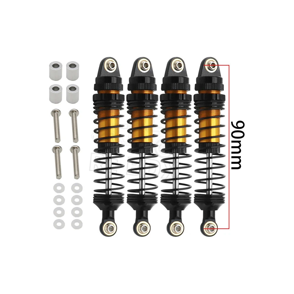 RC Car 90/100/110/120mm Shock Absorber Damper For 1/10 RC Crawler Axial SCX10 ii iii 90046 Wraith RBX10 TRX-4 D90