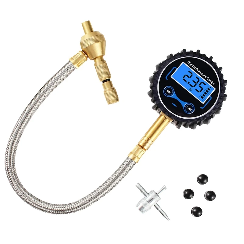 Rapid Tyre Deflator Digital Tire Pressure Gauge 0-200PSI Calibrated to Accuracy of 0.1 4 Settings Compatible w/ Car SUV RV Truck