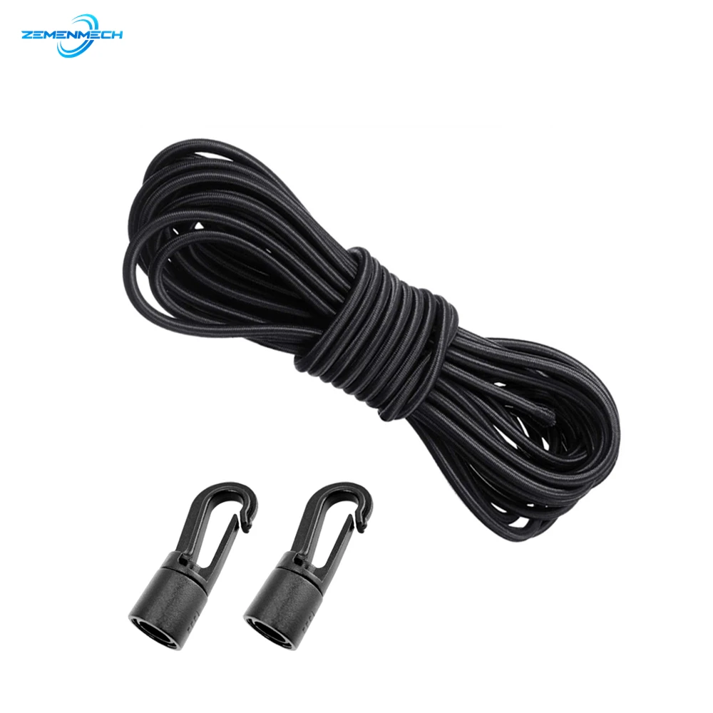 6Mm Kuat Tali Elastis Bungee Shock Cord Peregangan String Dasi Down DIY Membuat Perhiasan Olahraga Luar Ruangan Tenda Kayak Perahu aksesoris