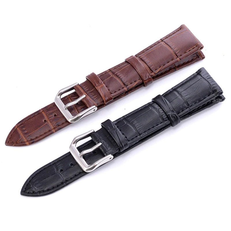 Watch Band Genuine Leather Straps 12 14 16 18 20 22mm Watch Accessories High Quality Leather Watch Belt Strap Watchbands