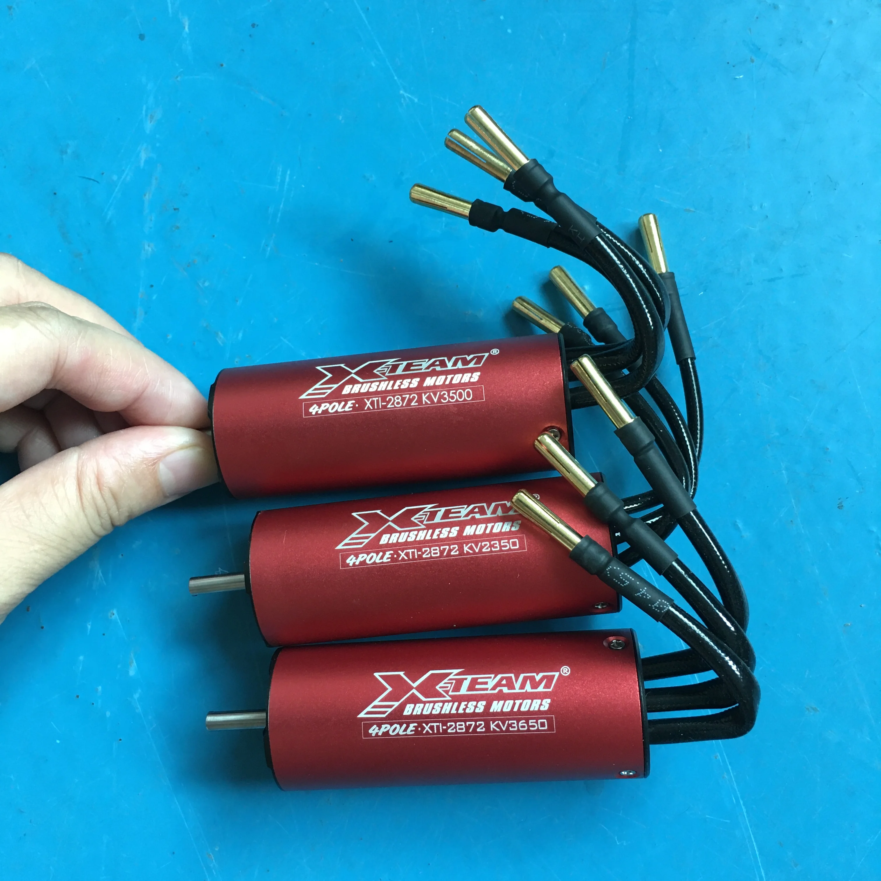 LemonFPV X-TEAM XTB 2872 3650KV 3500KV 3350KV 4-Poles Inrunner Brushless Motor for 650mm Remote Control RC Boats Refit