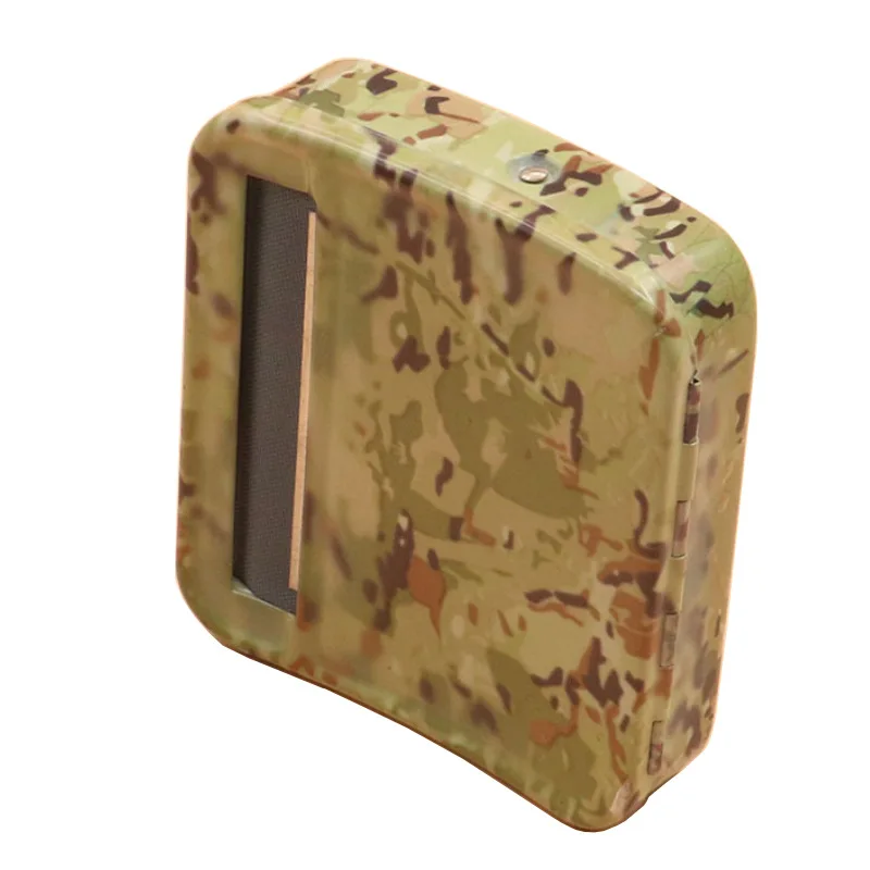 Really Cool 70mm/78 mm Camouflage Metal Automatic Tobacco Smoking Smoke Roller Rolling Machine Box Case Cigarette Maker