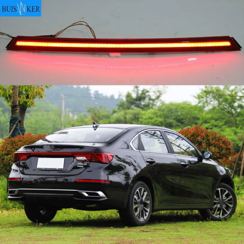 

Rear Bumper trunk Tail Light For KIA K3 Cerato 2019 2020 LED Taillight Reflector Brake Lamp Warning Signal Driving Fog Lamp