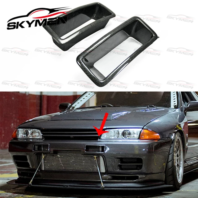 89-94および32 gtr nismo n1スタイルのカーボンバンパーのフロントバンパーは,R32車の空気行動を保護します - AliExpress