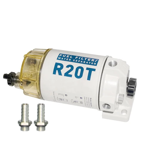 Filtro de combustible R20T, separador de combustible/agua, conjunto completo de filtro de motor diésel para Motor fueraborda 230 R