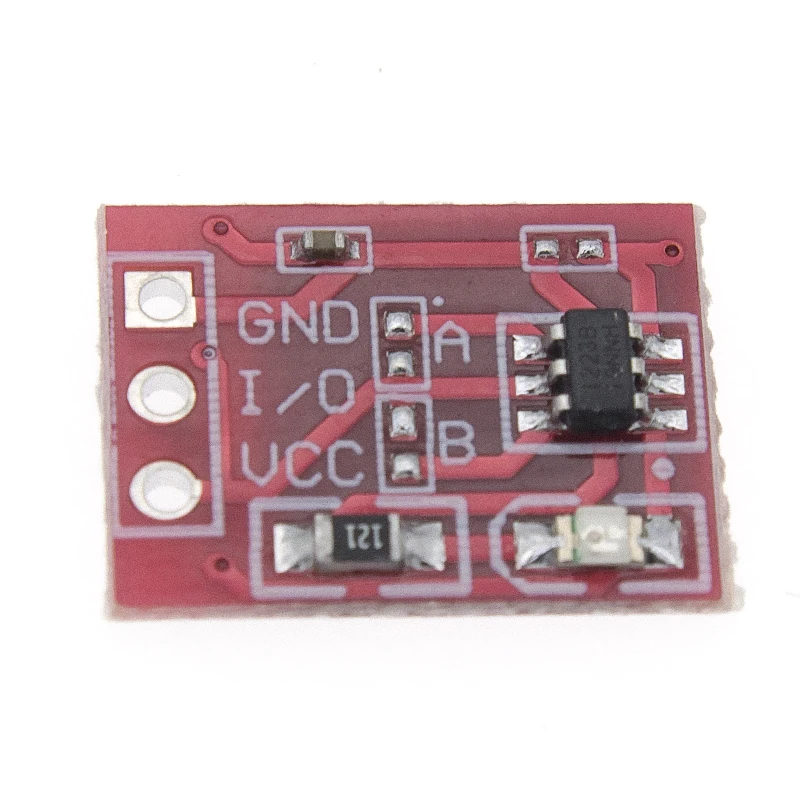 10Pcs TTP223 Touch Key Switch Module Button Self-Locking No-Locking Capacitive Single Channel Reconstruction