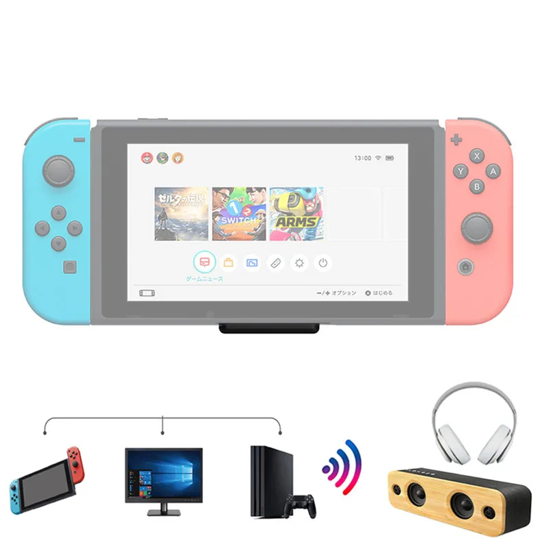 GuliKit NS07 Bluetooth 5.0 루트 에어 무선 오디오 USB 송신기 어댑터 Nintendo Switch Switch Lite PS4 PS5 PC