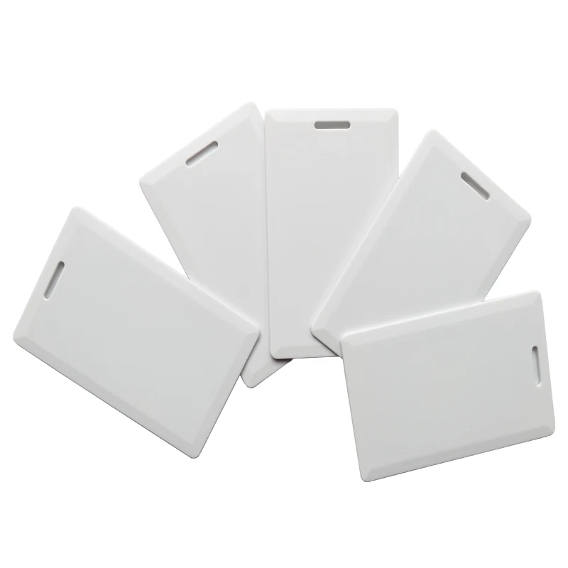 1Pcs 125KHz T5577 RFID Clamshell Proximity Thick Card 1.8mm Rewritable Writable Rewrite PVC Card for Door Access Control System