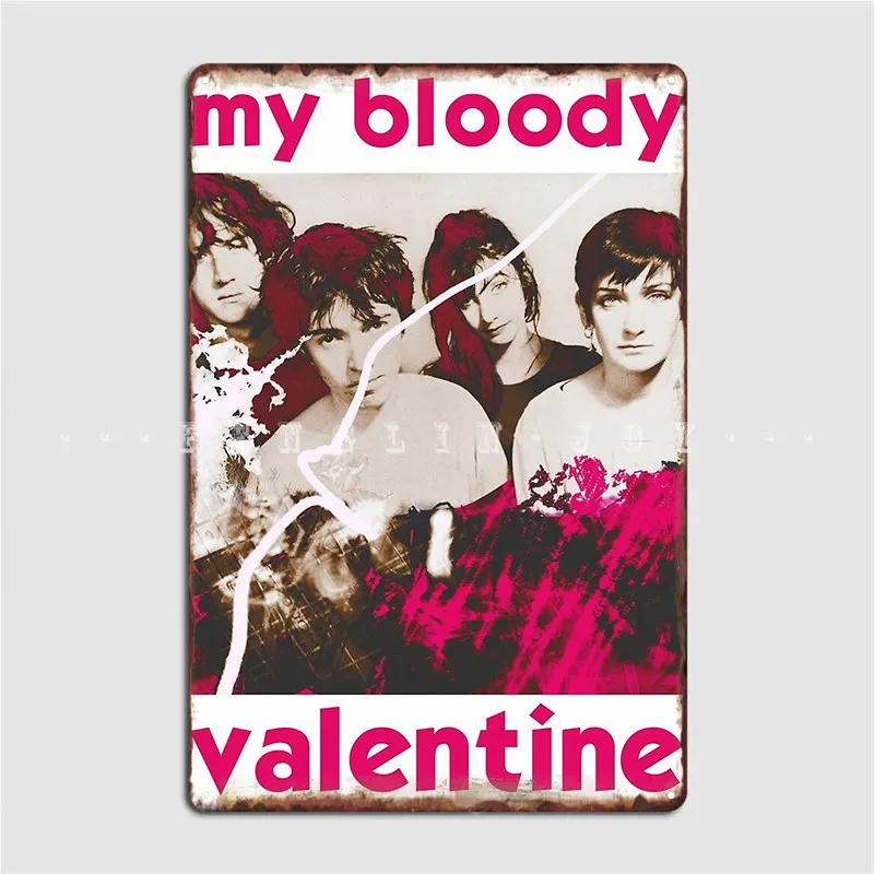 My Bloody Valentine Metal Sign Wall Mural Bar Cave Customize Mural Painting Tin Sign Poster