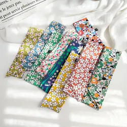 New Cotton Small Silk Scarf Neck chief Women's Spring Korean Fashion Long Bag scarf