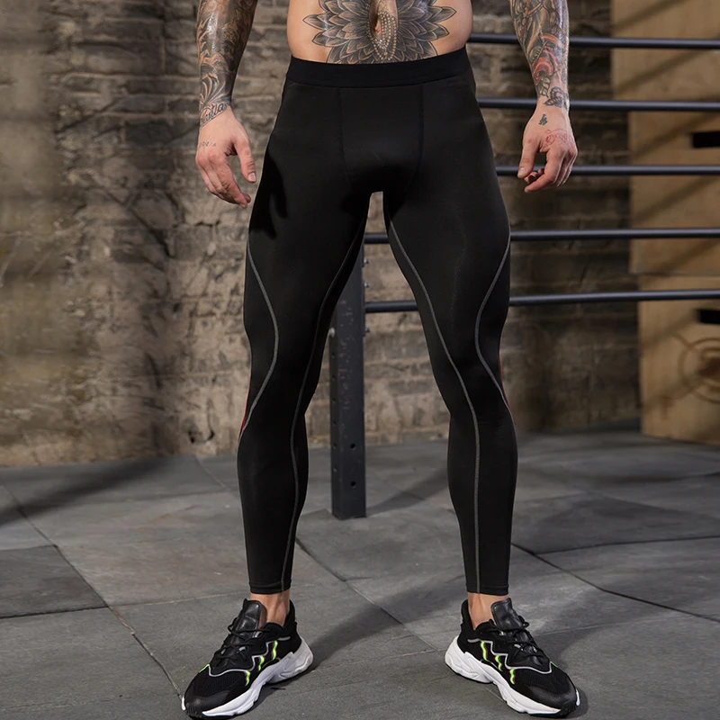Men\'s Tights Compression Sport Pants Men Running Gym Leggings Training and Joggings Leggings Soccer Tights Sports Pants for Men