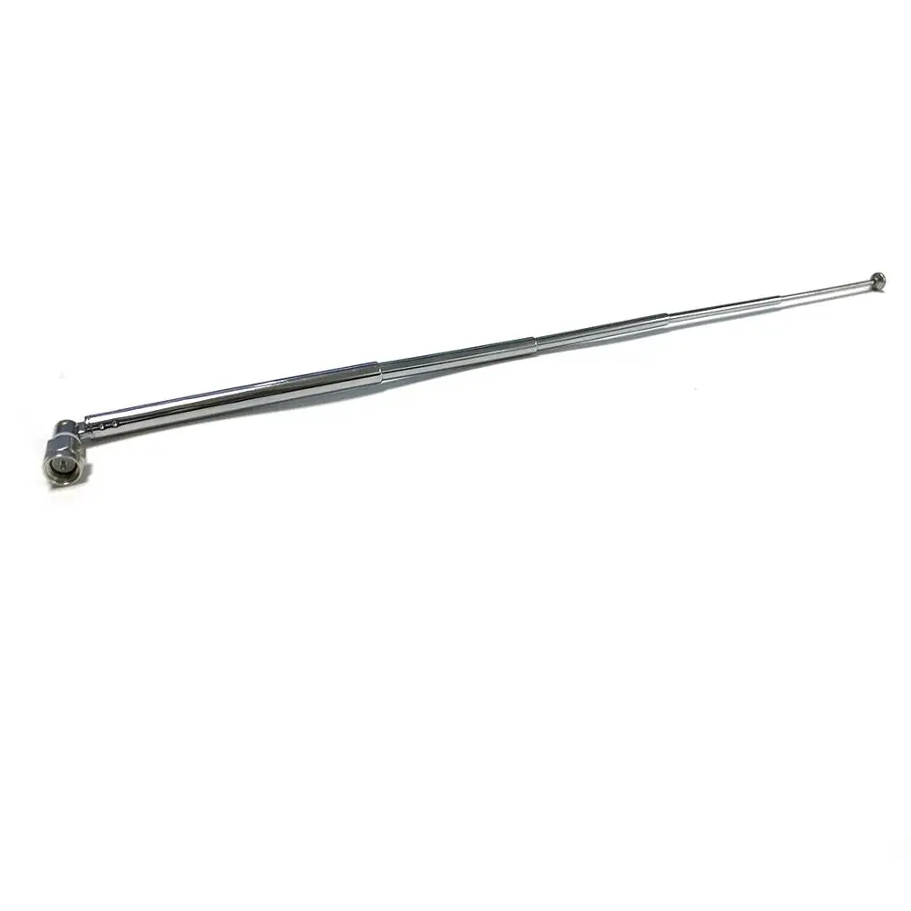 1PC Telescopic Antenna Replacement 100mm 5 Sections SMA Male Connector Total 300mm for Radio TV DIY NEW