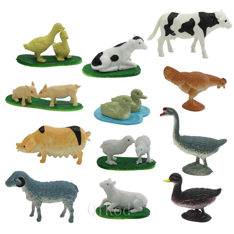 Wilde Marine Tiere Dinosaurier Bauernhof Insekten Kleine Tier Simulation Tier Modell Spielzeug Action-figuren Set Figuren Spielzeug Für Kind Geschenk