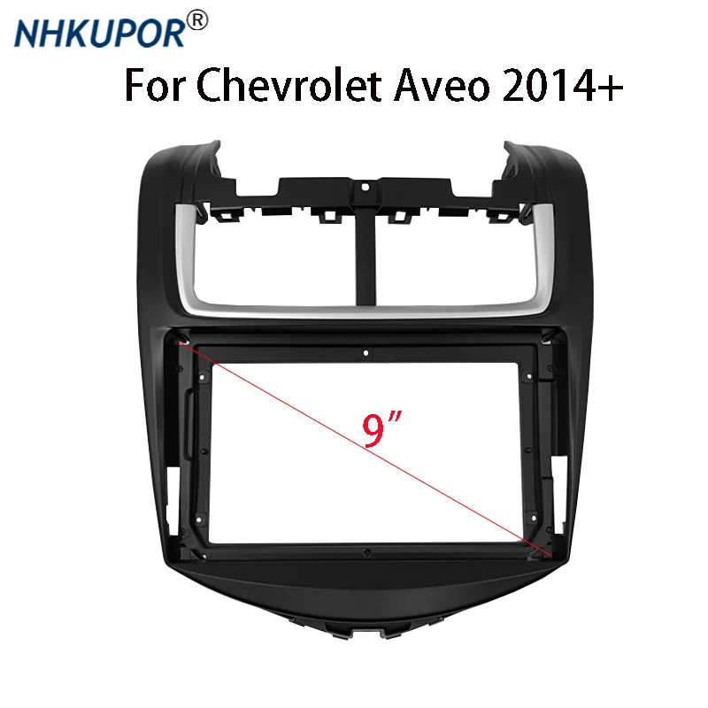 

2 Din Car Radio Fascia For Chevrolet Aveo 2014+ Auto Stereo Panel Center Console Holder Head Unit Refit Frame Kit