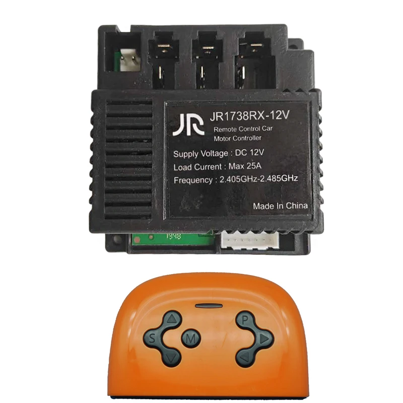 JR1738RX-12 V Receptor de Controle Remoto, Acessórios para Carro Elétrico Infantil, Brinquedo Elétrico Do Bebê, 2.4G, Bluetooth, Início Suave