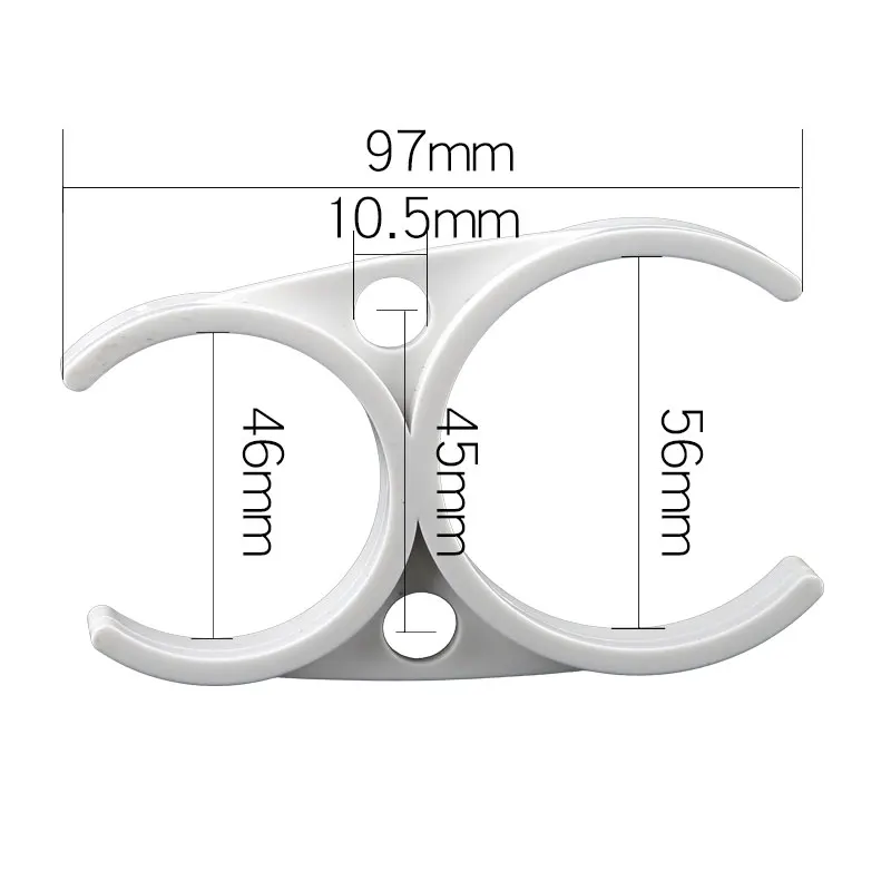 정수기 더블 클립 내경 클램프 45MM ~ 57MM 필터 요소 고정 어머니와 아들 클립 크고 작은 클립