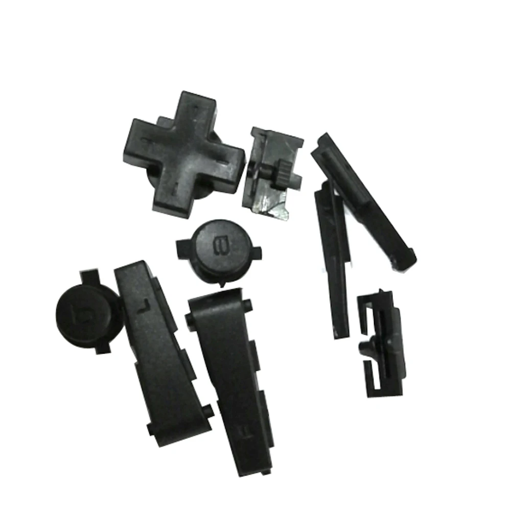 10 Sets a lots LRMGB Full Button Set D-Pad Keyboard For G-B-M Console Button Shell Keys Spare Parts