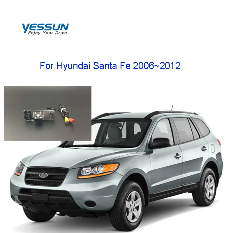 

FHD Rear Camera For Hyundai Santa Fe 2006 2007 2008 2009 2010 2011 2012 CCD Vehical Rear View Camera/License Plate Camera