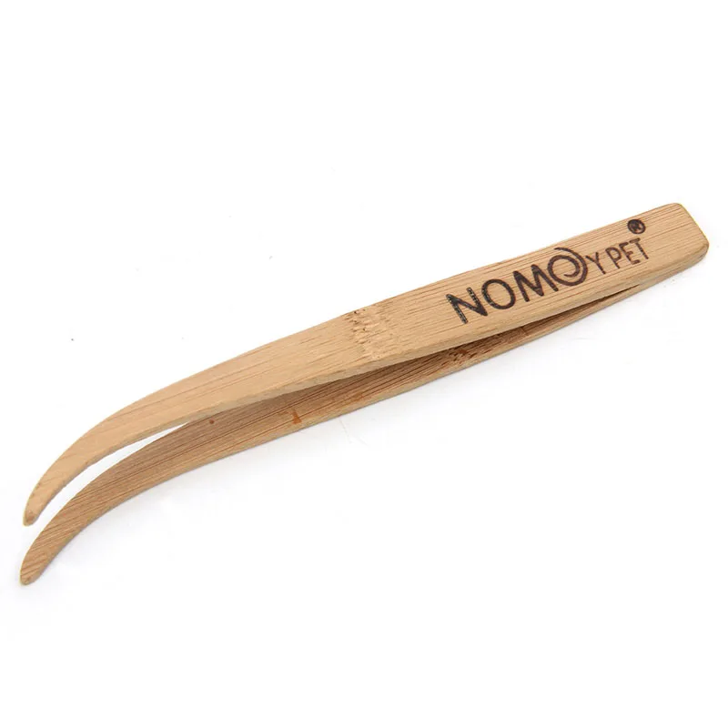 Angled Terrarium Feeding Tongs Tweezers Eco-Friendly Bamboo Feeding Tool Ju28 21 Dropshipping