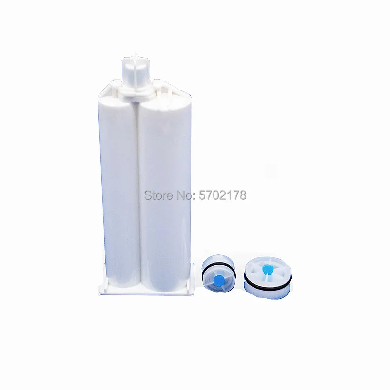 Jeringa dispensadora de dos componentes, 50 ML1: 1, 2:1, plástico AB, venta al por mayor, 5 unidades