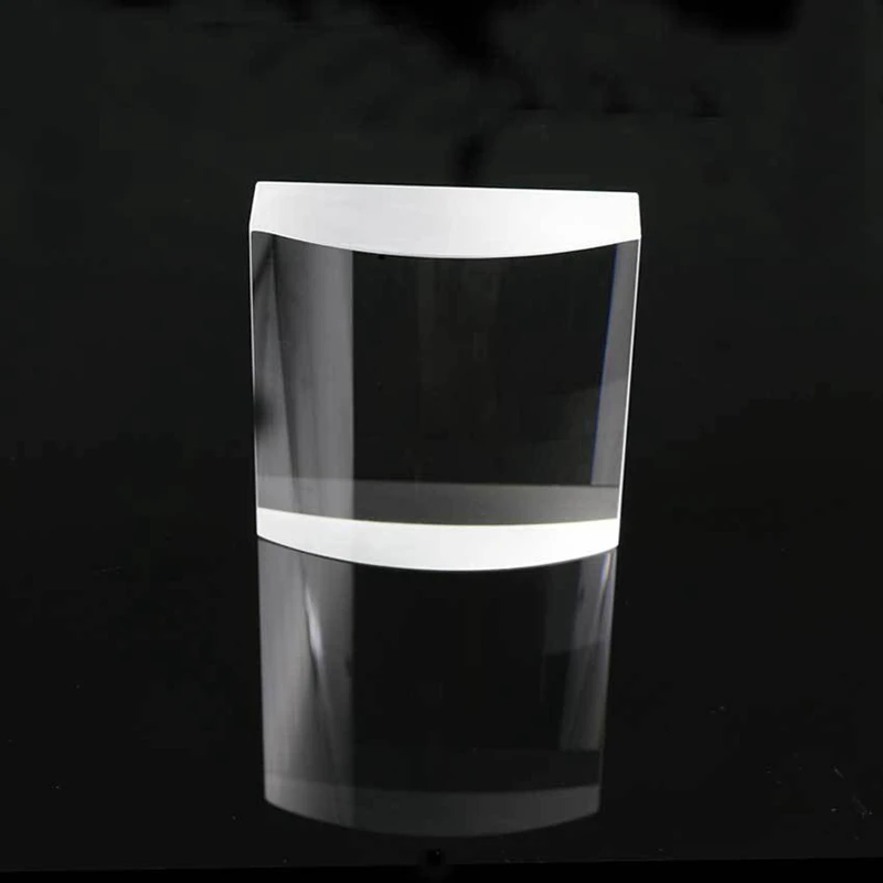 H-K0L material Large size 52*52*18.5 mm optical glass Plano-convex cylindrical lens Manufacturer