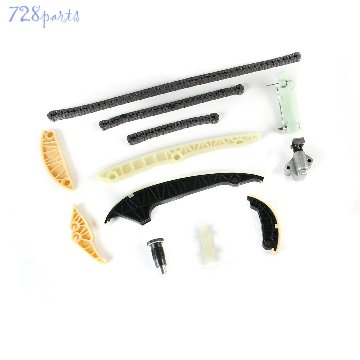 2.0T Engine 12Pcs Timing Chain Tensioner Guide Kit Fit For VW Jetta Tiguan CC EOS GTI Scirocco AUDI A3 A4 A5 Quattro A6 Skoda