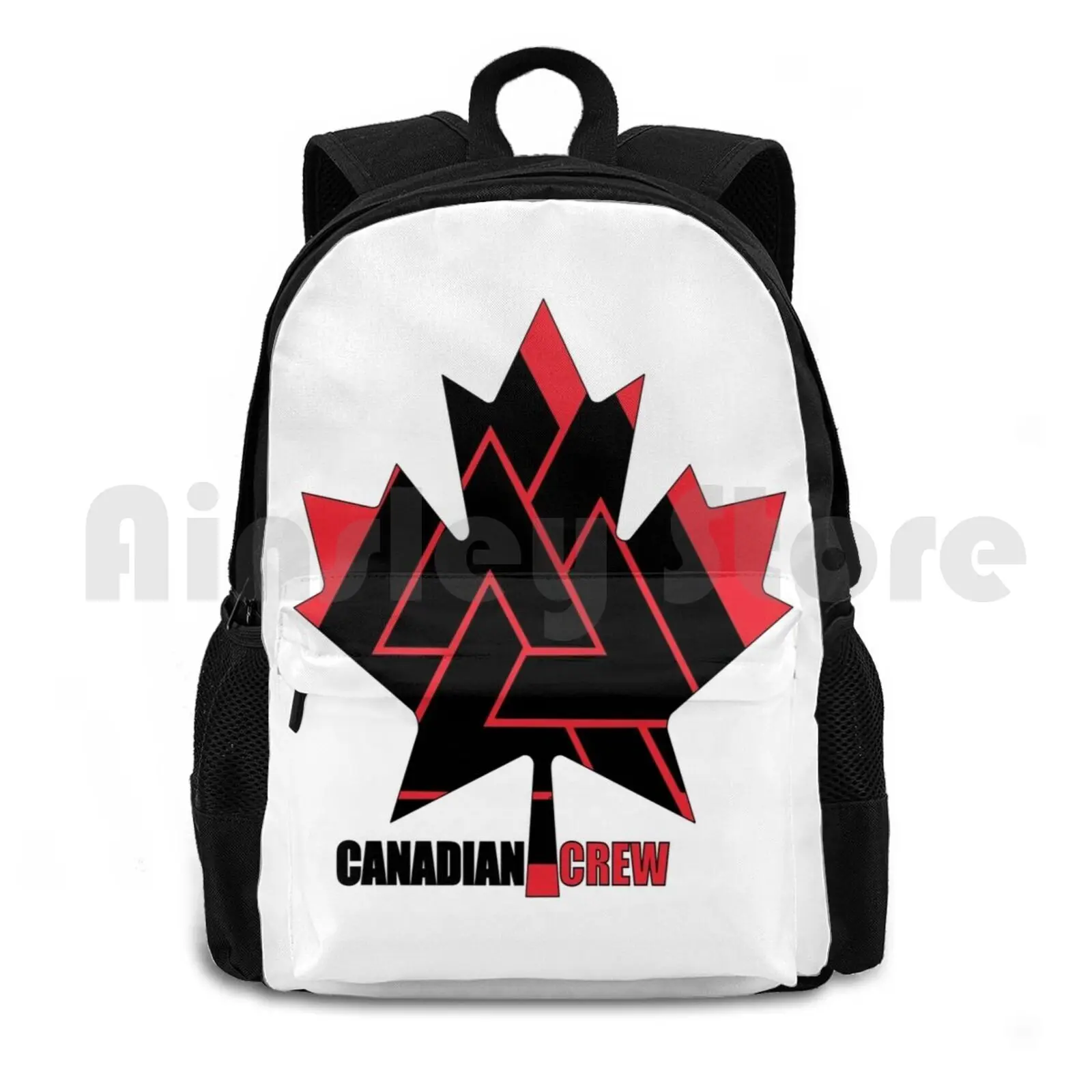 Canadian Crew Outdoor Hiking Backpack Riding Climbing Sports Bag Hjorleifsonart Canada Canadian Iceland Icelanders Icelandic