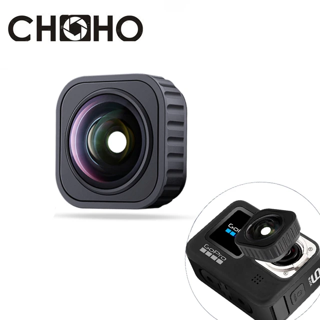 GoPro Hero 9 10 11用,ブラックアクセサリー,最大レンズモード,155度の超広角レンズ,5m防水,go pro 9 10 -  AliExpress