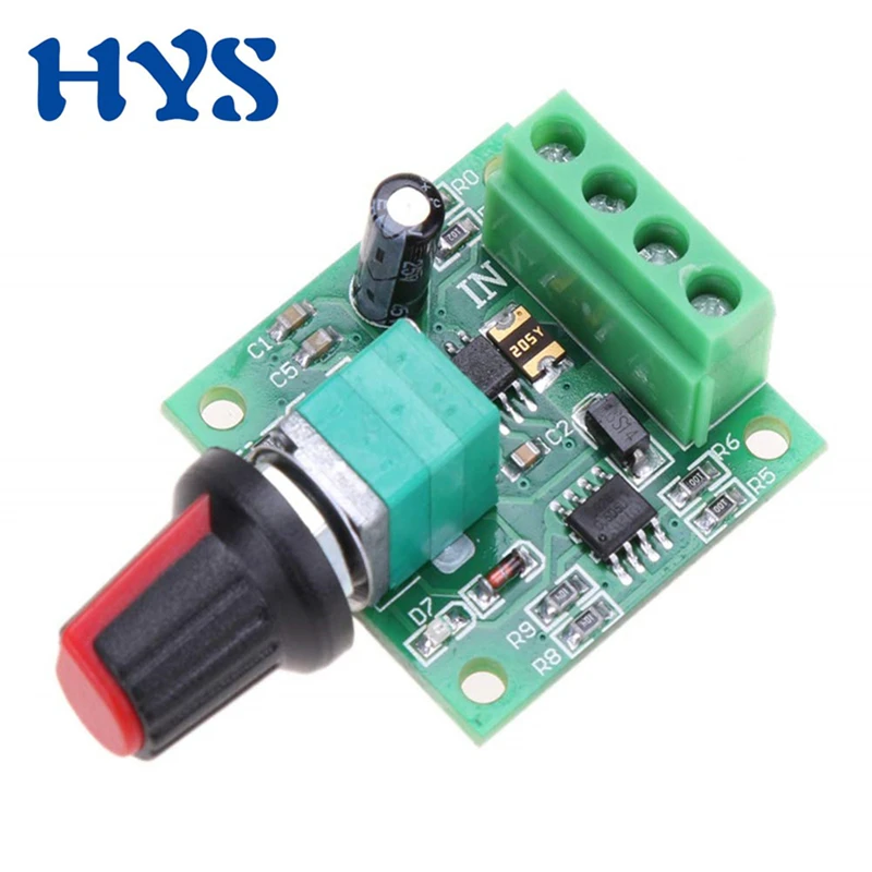 DC1.8V-12V 2A PWM Motor Speed Controller Electric DC 1.8V 3V 5V 6V Low Voltage Motori Regulator Switch Adjustable Drive Module