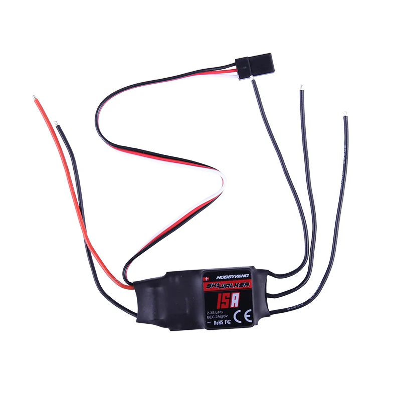 Hobbywing Skywalker 40A 50A 60A 80A 15A 20A 30A ESC Speed Controller With UBEC For RC Airplanes Helicopter