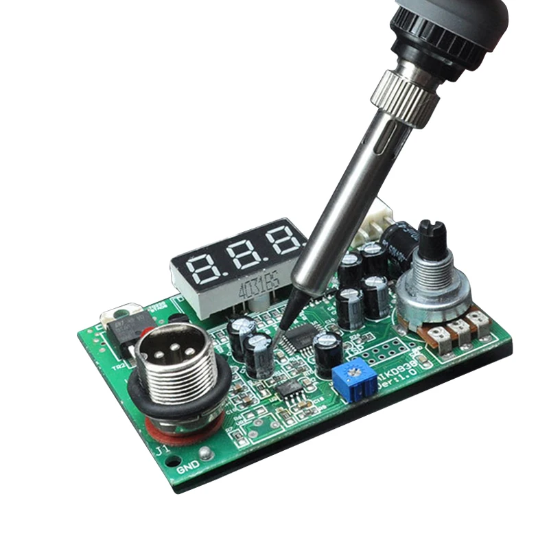 Kit de ferramentas para soldagem de ferro elétrico, pontas de aquecimento, temperatura constante, 220v, 110v, 60w