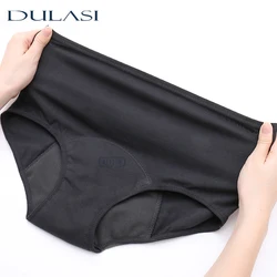 Women Menstrual Panties Cotton Super Absorbent Period Briefs Leakproof Breathable Physiological Underwear Safety High Waist DULA