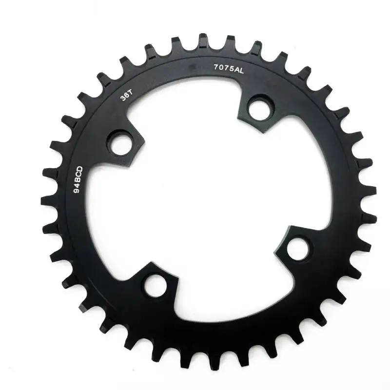 ZERONE Bicycle disc Chainring 94CD Round 34t 36t  tooth Narrow n Wide Ultralight Tooth Plate MTB Mountain Bike 94 BCD Chainwheel