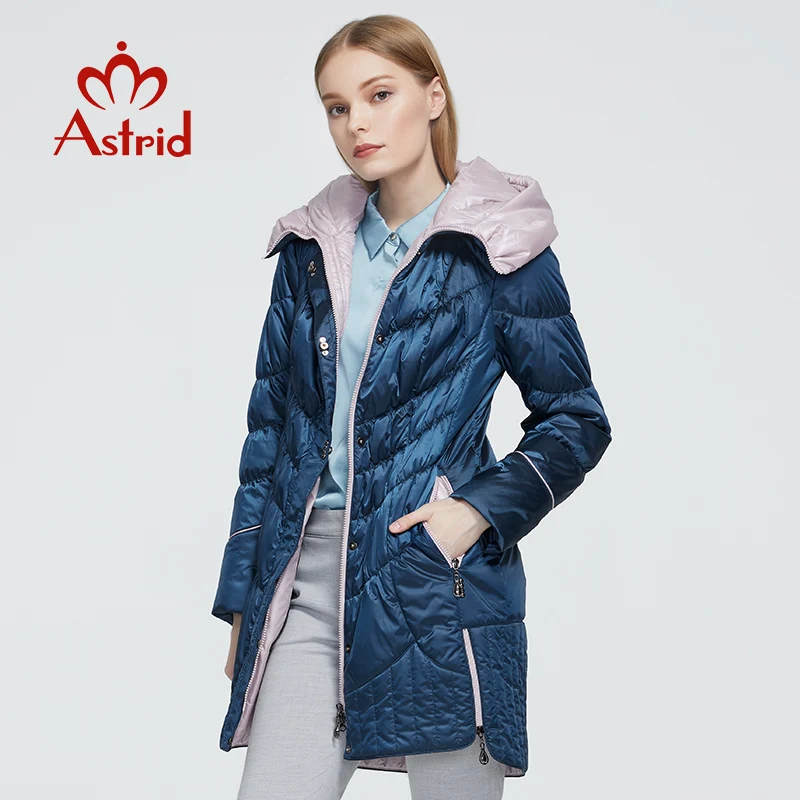 Astrid – veste d\'hiver pour femme, manteau décontracté, parka à capuche, solide, ukraine, grande taille, style de mode, meilleure AM-5810