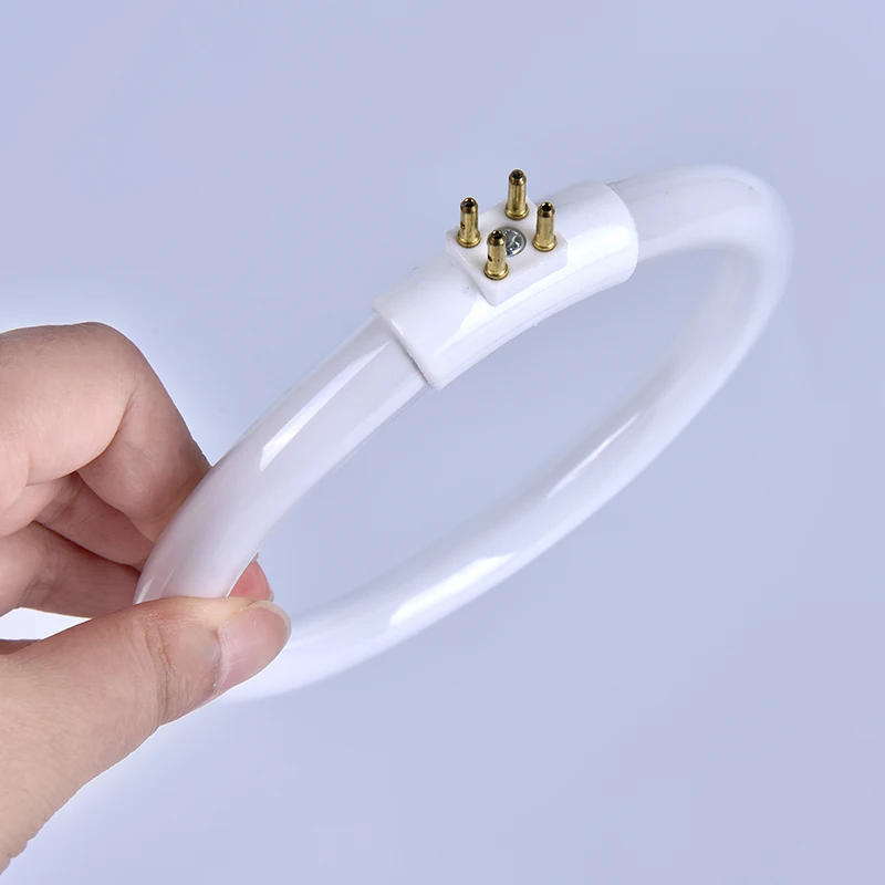 11W T4 Bulat Melingkar Tabung Anti-Empat Pin Lampu Bohlam Neon Cincin Lampu Putih Tabung dengan 4 pin