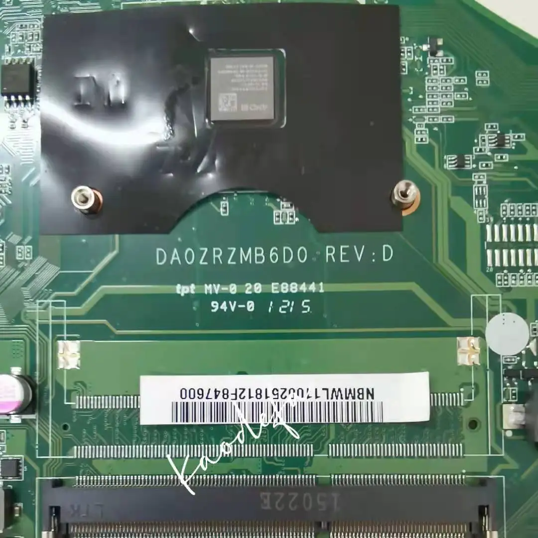 Placa base de E5-522G para ordenador portátil Acer, placa base para portátil Acer E5-522 DA0ZRZMB6D0 REV:D NB.MWL11.002 CPU: A6-7310 GPU:R5 M335 2GB DDR3 100% prueba